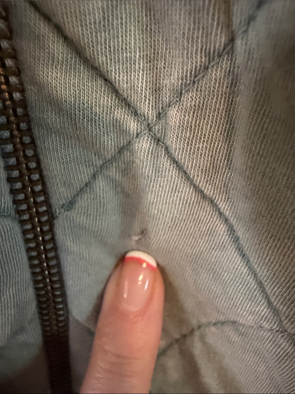 Anthropologie Pilcro Quilted Grey Bomber Jacket - Picture 9 of 11